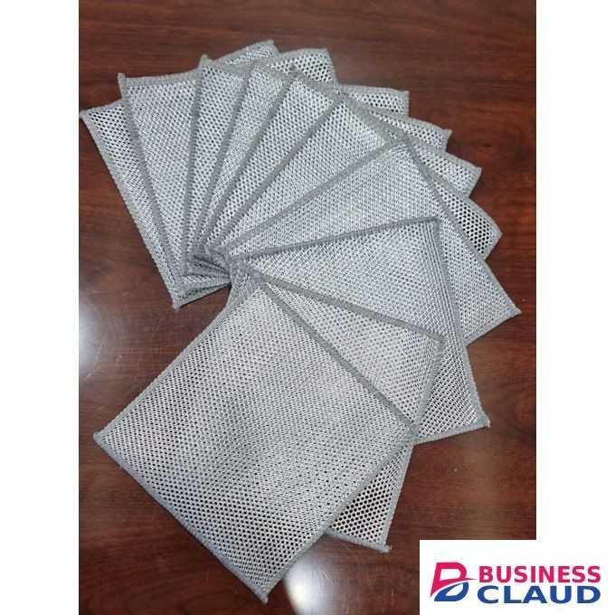 Non-Scratch Wire Dishcloth for Washing Dishes, Multifunctional Wire Dishwashing Rags for Wet and Dry, Easy Rinsing Reusable Wire Cleaning Cloth for Kitchen, Sinks, Pots, Pans-10pcs