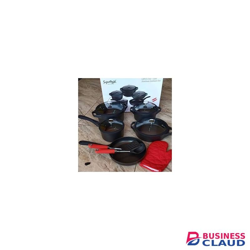 Signature 12pcs Heavy Nonstick Cookware Sufuria Set