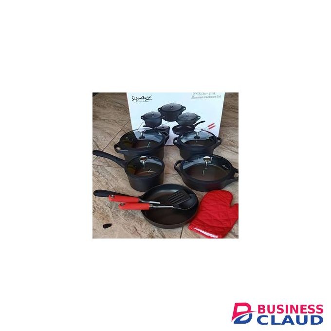Signature 12pcs Heavy Nonstick Cookware Sufuria Set