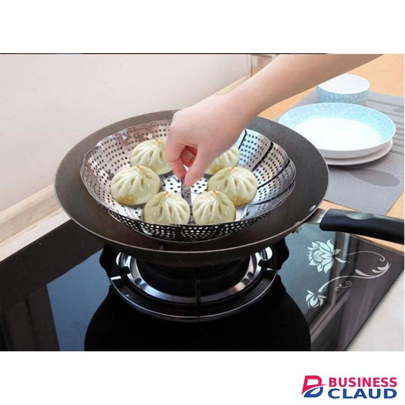 Stainless Steel Foldable Fruit Bowl Vegetable Steamer