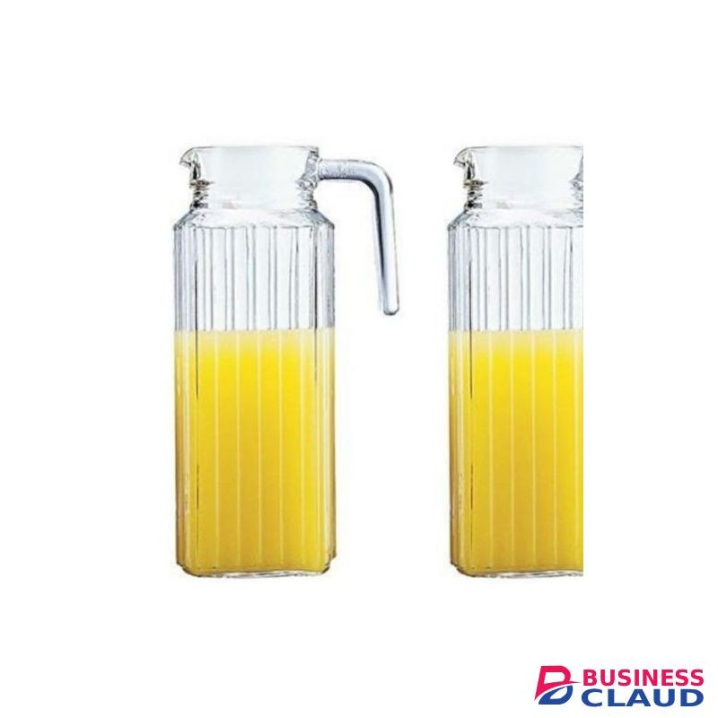 2 Pcs Of Glass Jugs With Lids