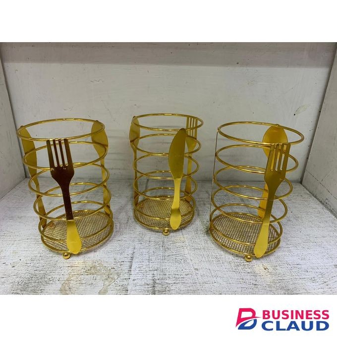 Spoon holder Gold 1pc