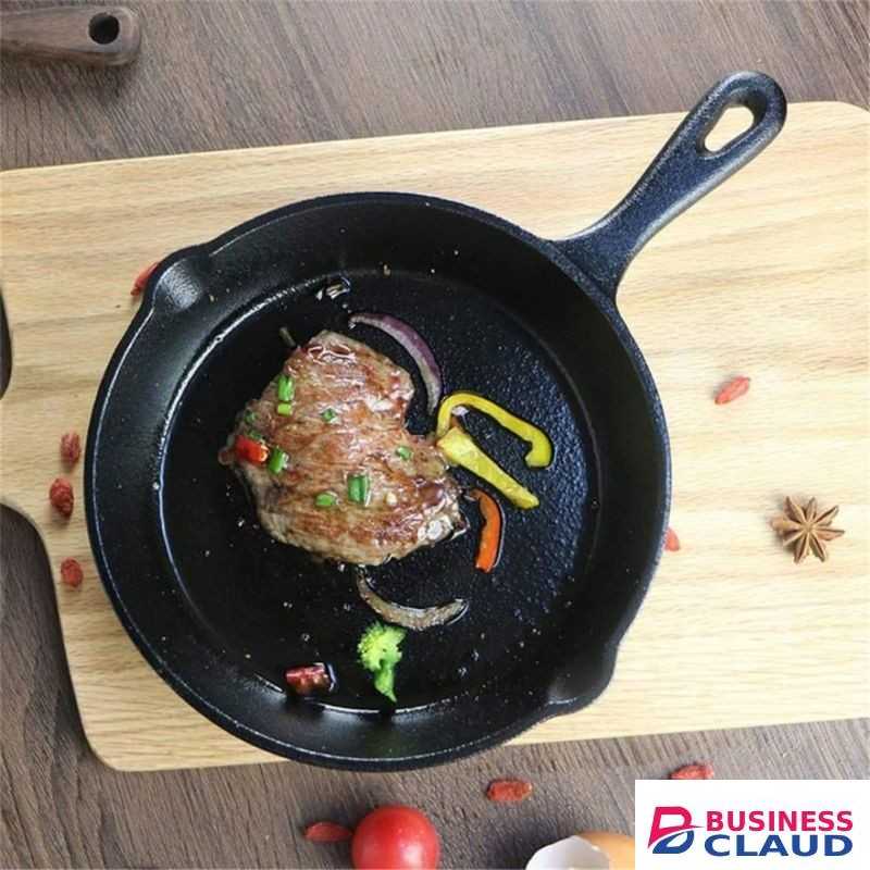 Cast Iron Skillets Heavy Gauge Frying Pan 30cm