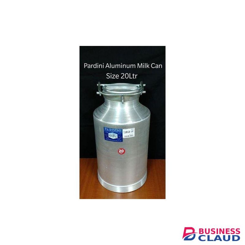 20lHeavy-duty Aluminum Milk Can With Side Handle lock