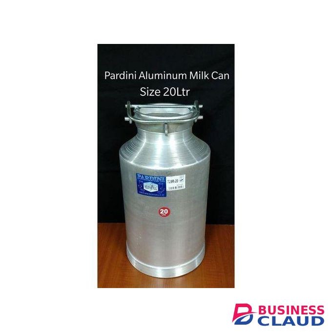 20lHeavy-duty Aluminum Milk Can With Side Handle lock