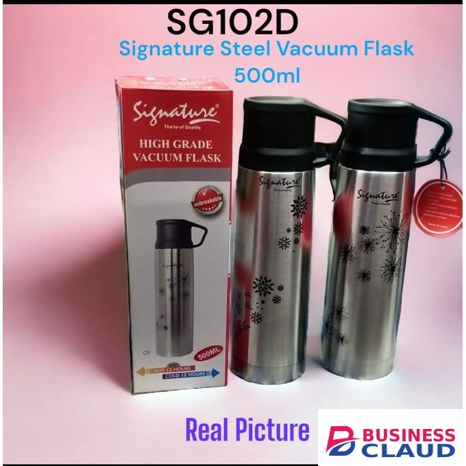 Signature unbreakable flask