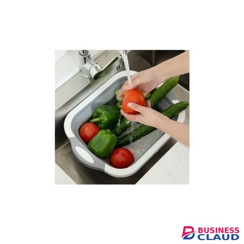 3 In 1 Collapsible Chopping Board,wash Basin Colander