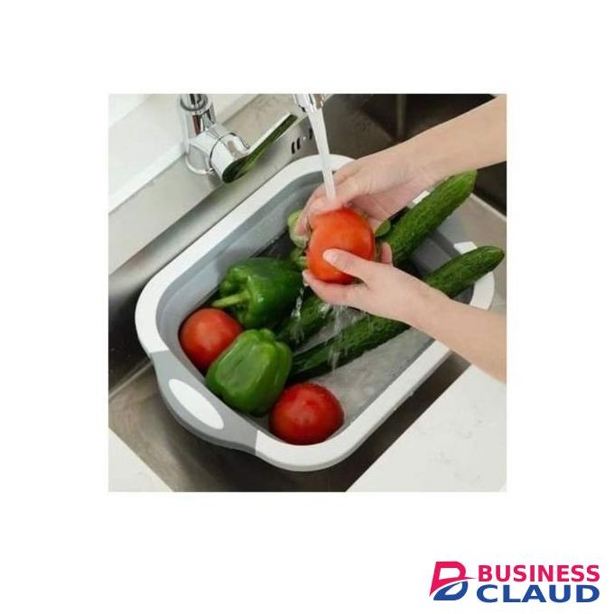3 In 1 Collapsible Chopping Board,wash Basin Colander