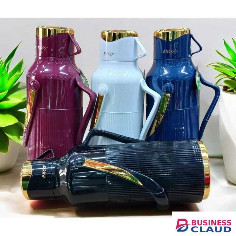 3.2 Litres Exco Flask Premium Hot & Cold Vacuum Insulated Stainless Steel Household Thermos for Long-Lasting Temperature Retention, Travel, Office, Outdoor Use – Durable, Leakproof, Large Capacity