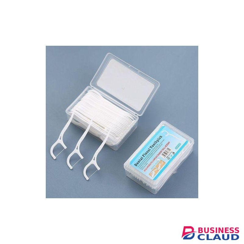 Dental Floss Pick Toothpick -50pcs