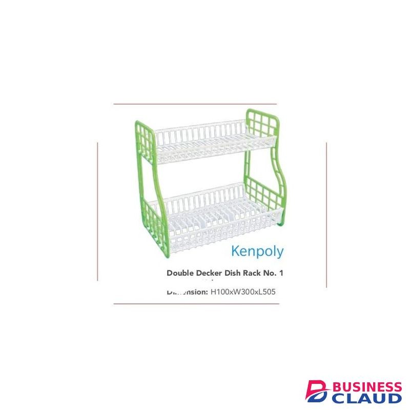 Kenpoly Double Decker Plastic Dish Rack