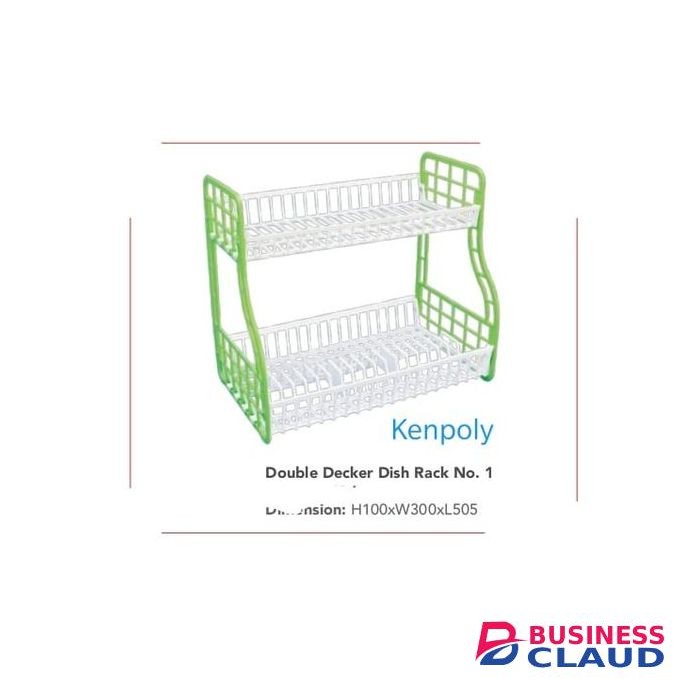 Kenpoly Double Decker Plastic Dish Rack