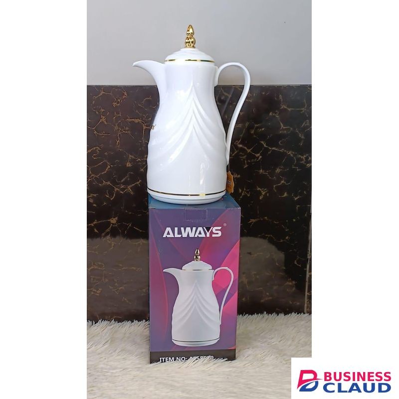 Always Beautiful-Always Flask, Premium 1-Litre Insulated Water Bottle for Hot and Cold Beverages, Durable Leak-Proof Stainless Steel Flask for Travel, Home, and Office Use