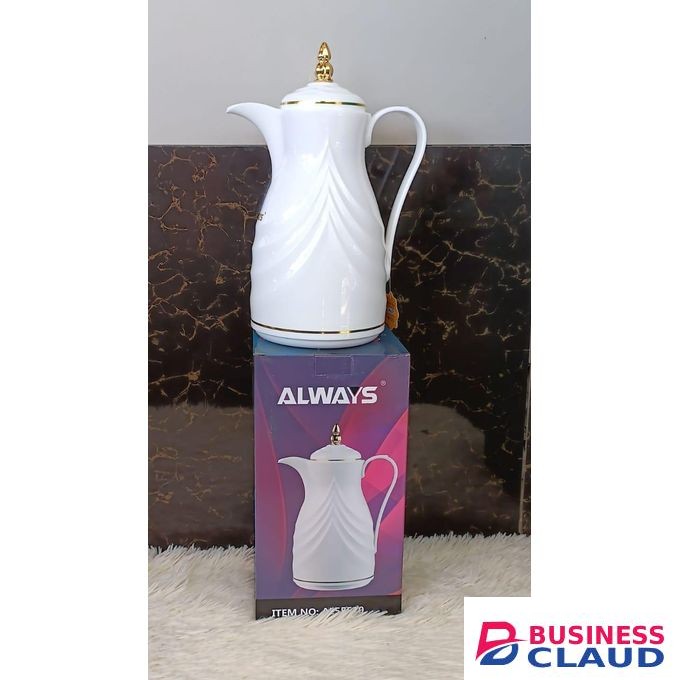 Always Beautiful-Always Flask, Premium 1-Litre Insulated Water Bottle for Hot and Cold Beverages, Durable Leak-Proof Stainless Steel Flask for Travel, Home, and Office Use