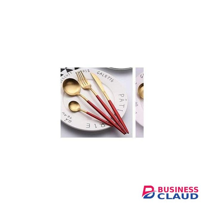 24pcs Golden Stainless Steel Cutlery Set