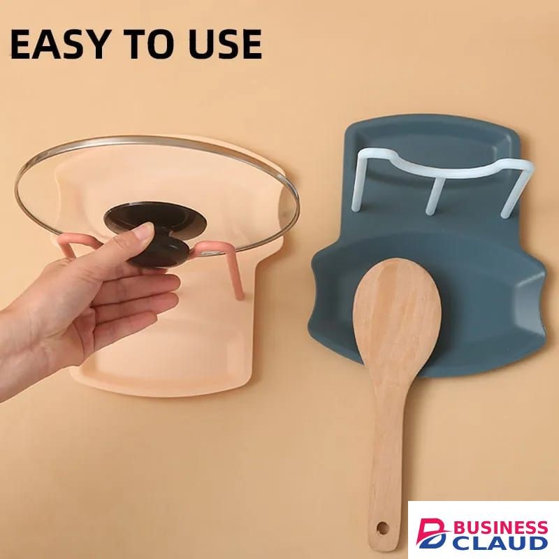 Spoon Rest And Pot Lid Holder