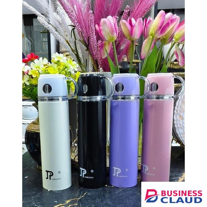 James Pot 500ml Stainless Steel Vacuum Flask Leakproof Portable Thermos Mug for Hot and Cold Drinks Travel Office School Use
