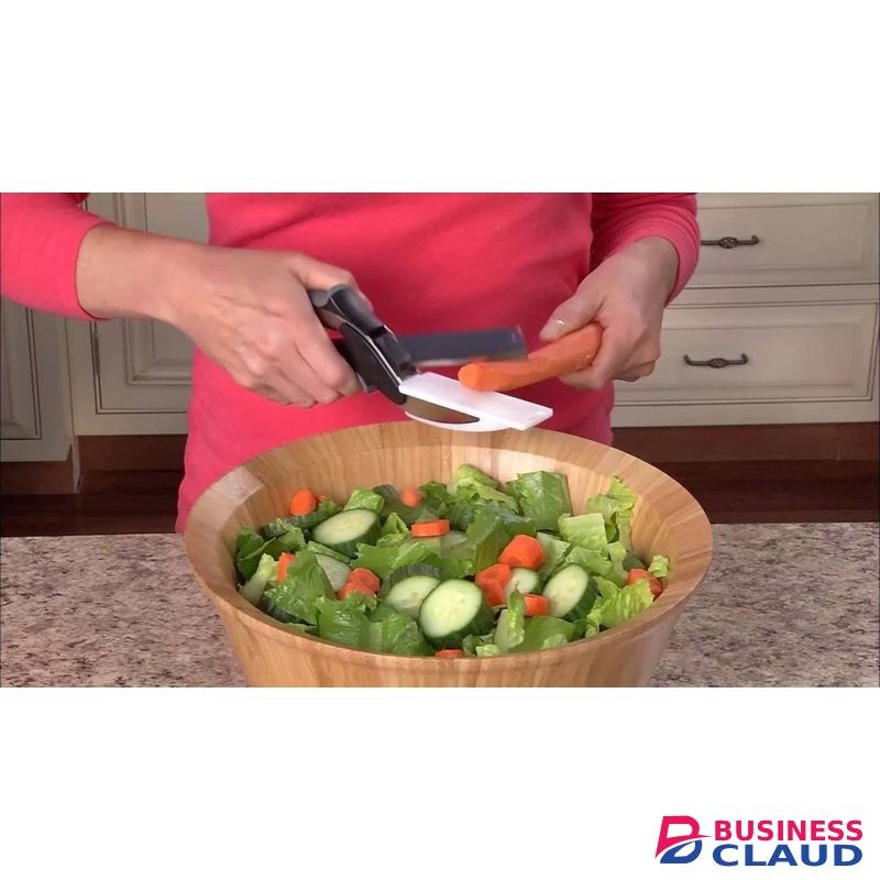 Clever Cutter-2-in-1-Knife Cutting Board Scissor