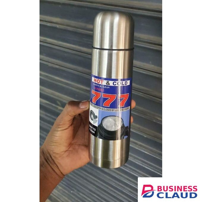 Hot and Cold Stainless Steel Flask with Bag – 500ml Durable Thermal Bottle for Travel, Office, School & Outdoor Use Keeps Drinks Hot or Cold for Hours Leak-Proof & BPA-Free