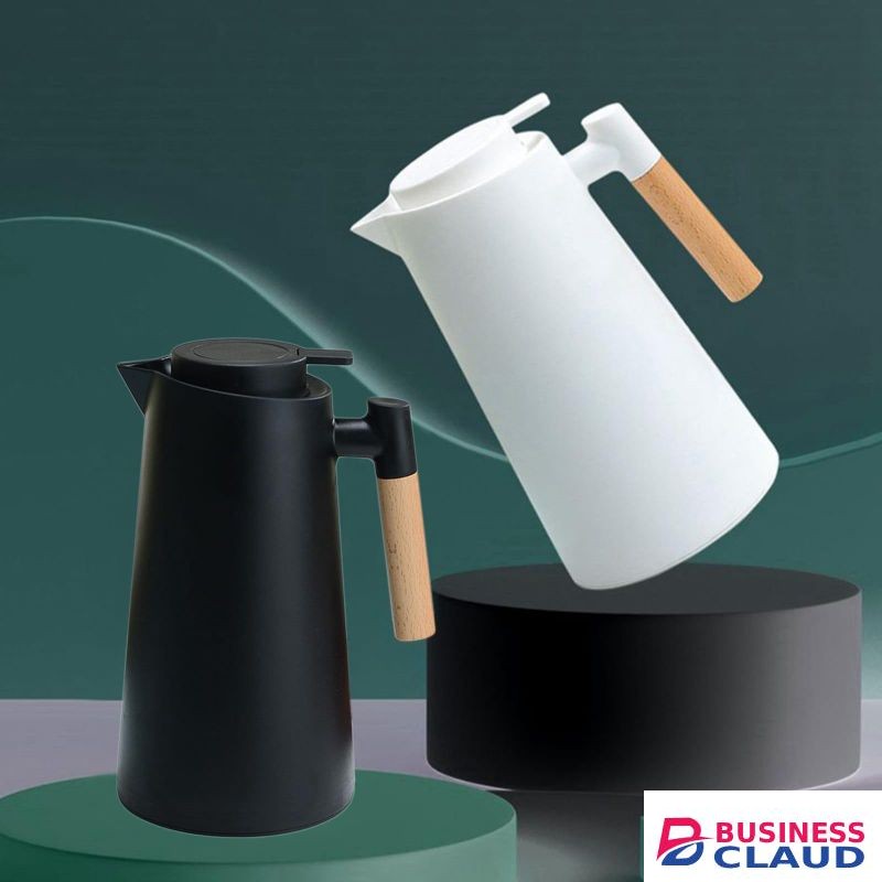 Vacuum Flask 1000ml Double Wall Thermal Bottle with Push Button Pourage, Hot & Cold Beverage Keeper, Durable PP Material, Easy to Clean, Long Heat Retention