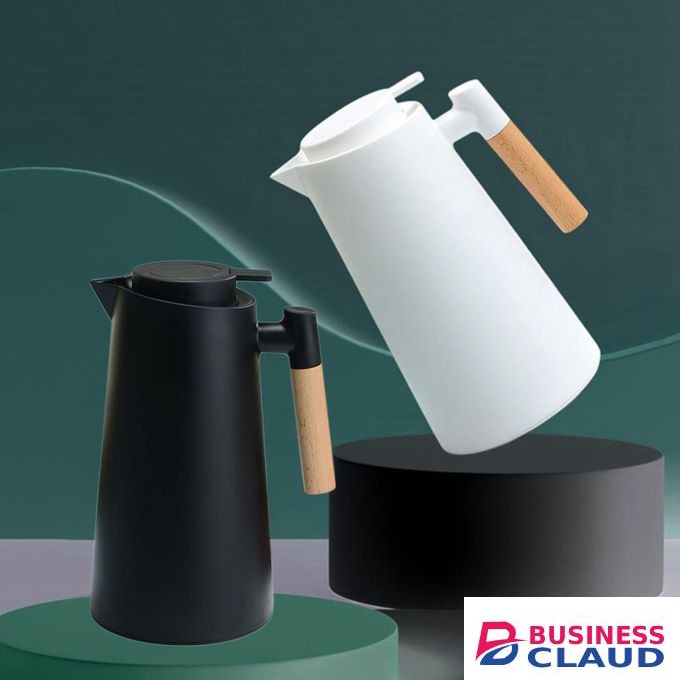 Vacuum Flask 1000ml Double Wall Thermal Bottle with Push Button Pourage, Hot & Cold Beverage Keeper, Durable PP Material, Easy to Clean, Long Heat Retention