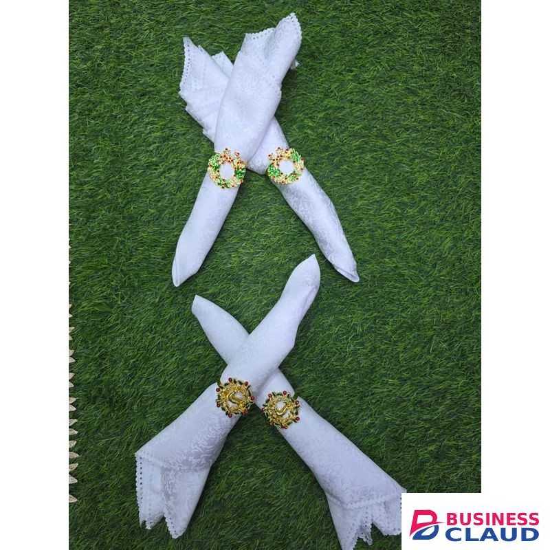Custom Unique Napkin Holder Rings, Elegant Table Decor Accessories for Party, Dinner, Wedding Events, High Quality and Durable 6pcs Set for Stylish Dining