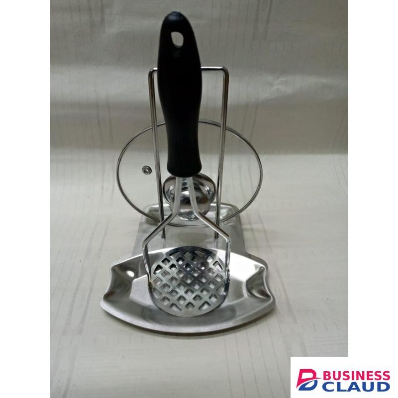 Stainless Steel Spoon Rest And Pot Lid Holder Pot Lid Organizer