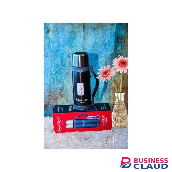 Signature 1.2ltrs Black Non Breakable Vacuum Flask( Original)
