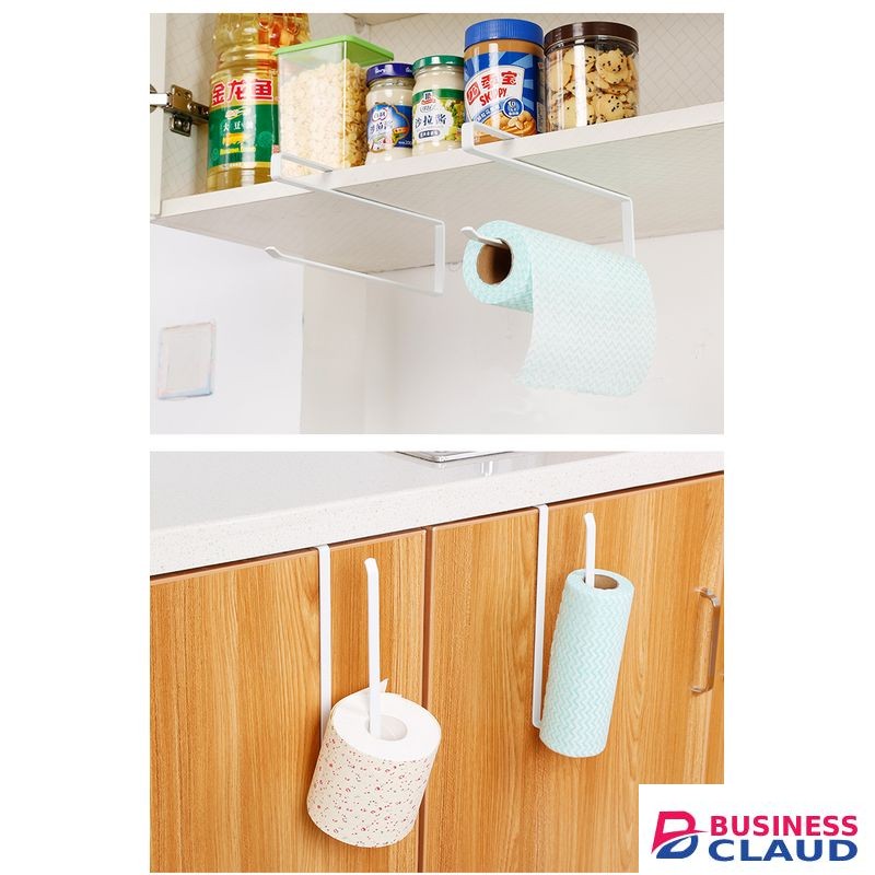 Over The Cabinet Paper Towel Tissue Napkin Storage Holder