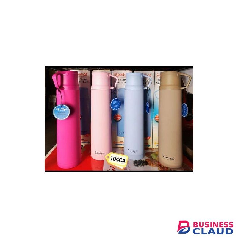 Signature 1L Inner Stainless Steel Unbreakable Bottle/Vacuum Flask – Hot & Cold Thermos