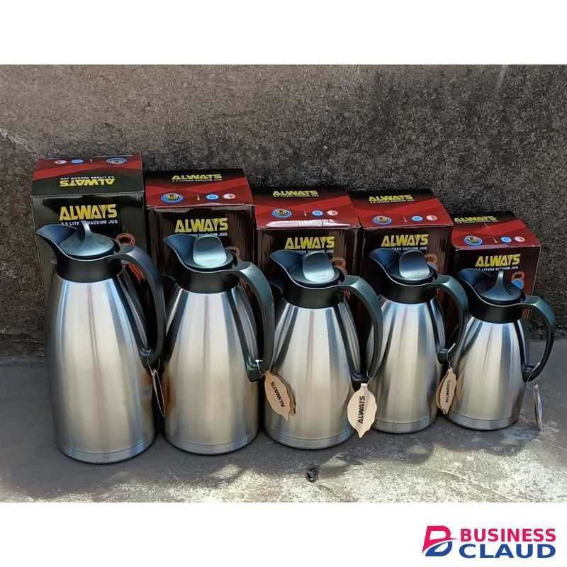 Always Unbreakable Vacuum Thermos Flask - Stainless Steel - 2L - Best quality