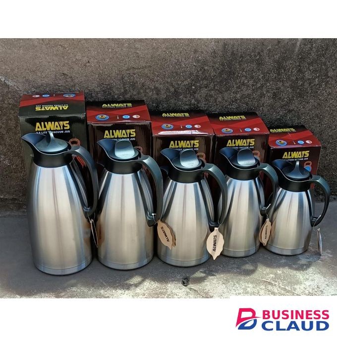 Always Unbreakable Vacuum Thermos Flask - Stainless Steel - 2L - Best quality