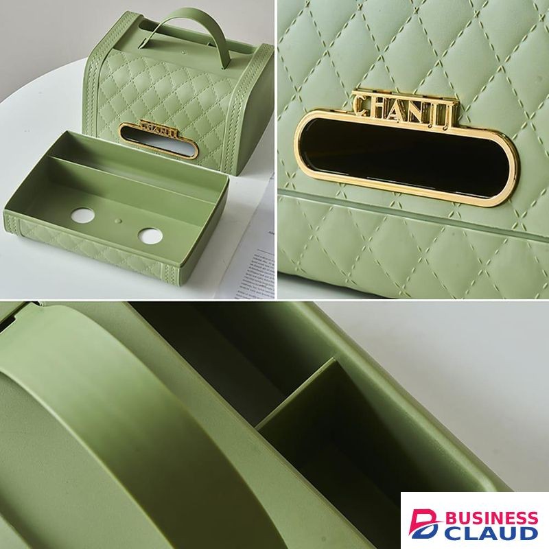 Chan 3 Slot Serviet Holder, Stainless Steel Napkin Tissue Dispenser Stand for Kitchen, Dining Table, Restaurant, Cafe, Office Use, Durable Modern Design, Easy to Clean and Stylish