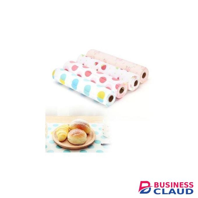 1Pc Roll - Kitchen Cupboard Liner Drawer Mat (Random Colors)