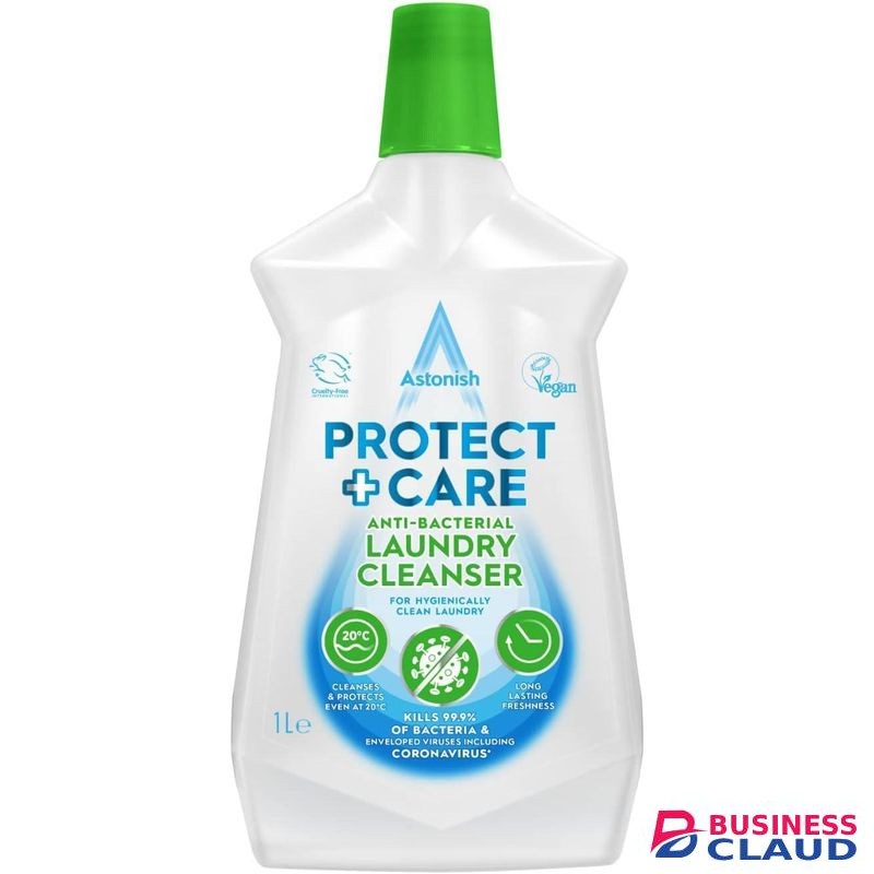 Astonish Protect and Care Anti-Bacterial Freshening Laundry Cleanser Liquid, White, 1 Litre