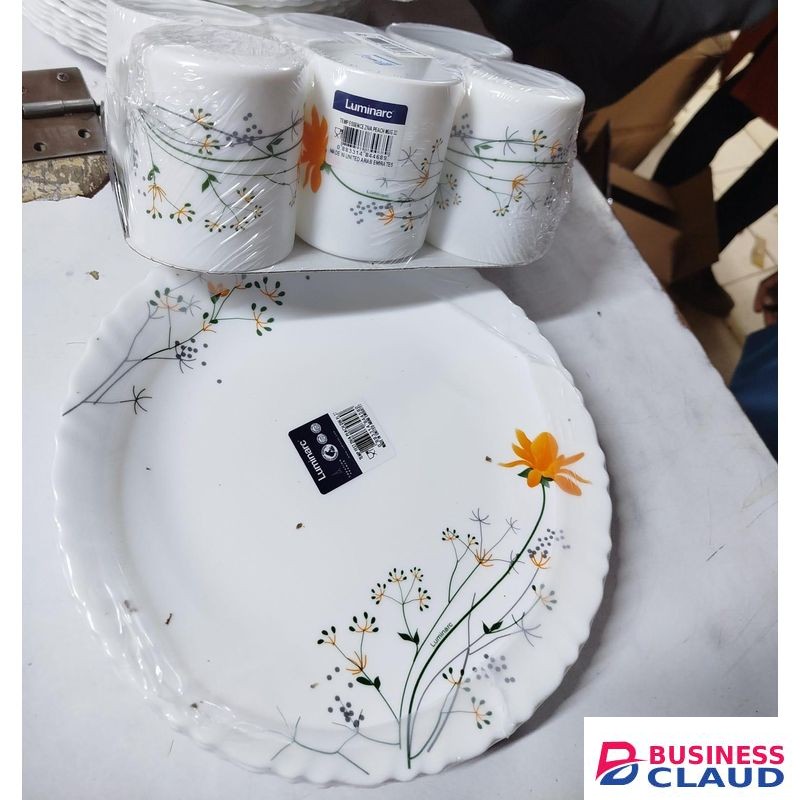 Luminarc 12Pcs Elegant Opal Glass Dinner Set