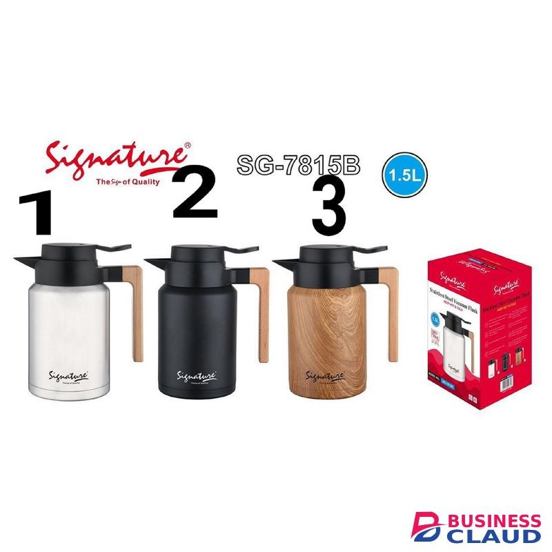 Signature 1.5L Elegant Unbreakable Vacuum Flasks With Long Handle