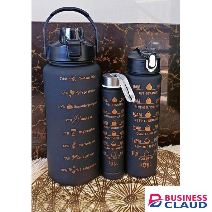 3 in1 Extra Large Water Bottle Set