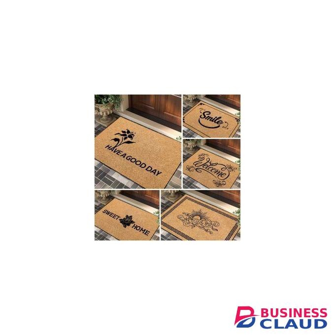 Rubber bottom door entrance mat. 50 cm x 80cm