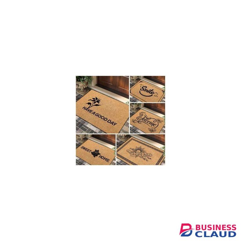 Rubber bottom door entrance mat. 50 cm x 80cm