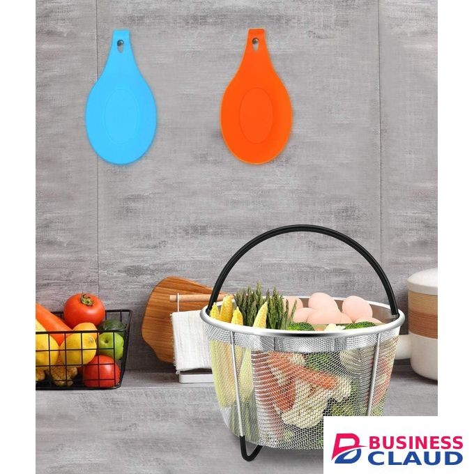 3pcs Spoon Rest Silicone Spoon Holder Kitchen Utensil Ladle Rest for Kitchen Restaurant Counter Cooking Utensil Rest Spoon Ladle Holder