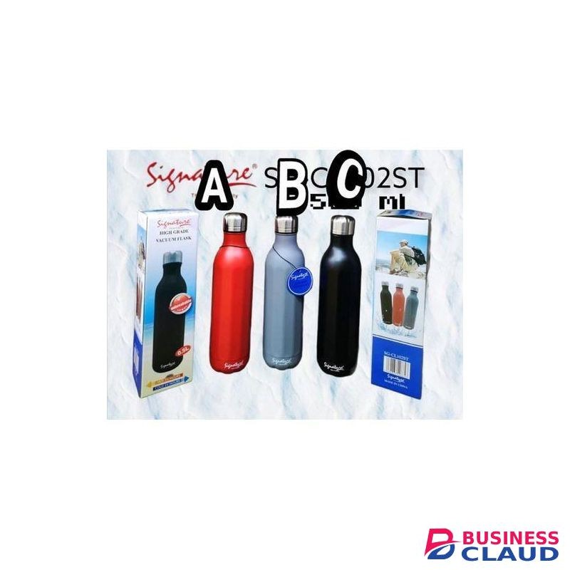 Signature 500ml Unbreakable Double Insulated Wall Vacuum Flasks/Bottle