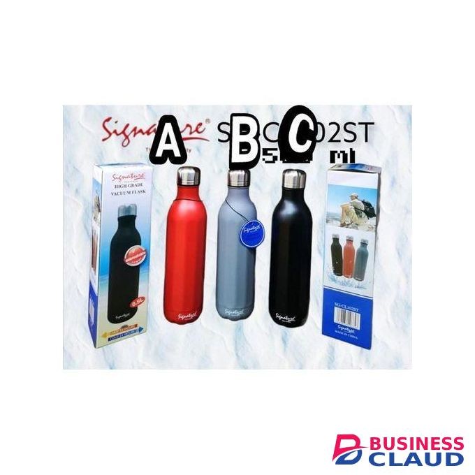 Signature 500ml Unbreakable Double Insulated Wall Vacuum Flasks/Bottle