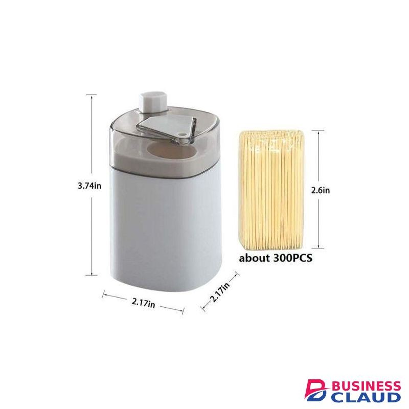 Pop-Up Automatic Toothpick Holder Dispenser Storage Box