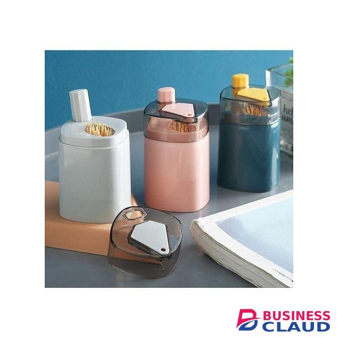 Pop-Up Automatic Toothpick Holder Dispenser Storage Box
