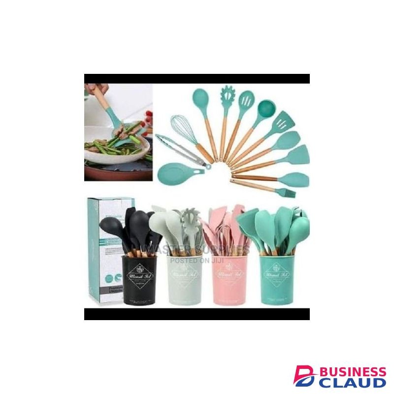 Silcone NonStick Spoons Set