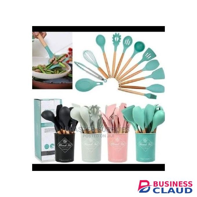 Silcone NonStick Spoons Set