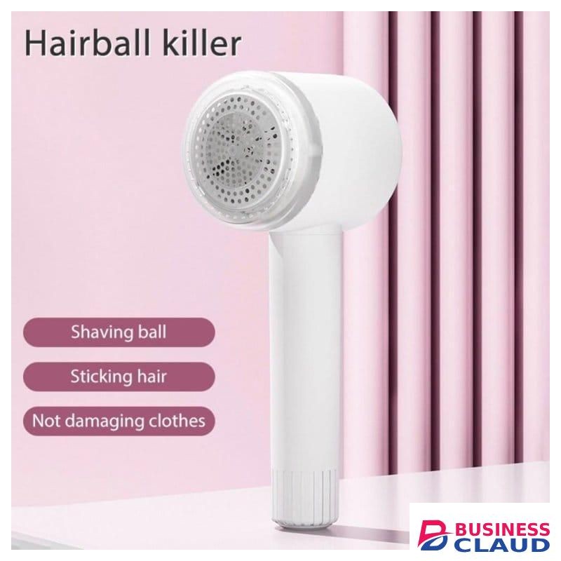 2-in-1 Electric Lint Remover & Hairball Trimmer - USB Rechargeable Sweater Shaver with Built-in Sticky Roller for Clothes & Fabric Care