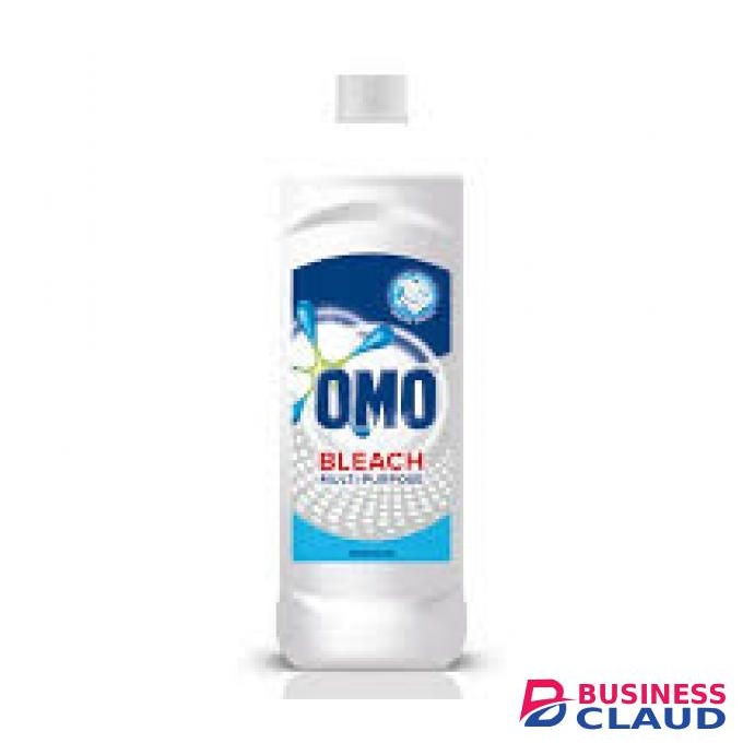 Omo Whitecountry Of Origin Bleach Regular 700ml Heavy-Duty Laundry Bleach Stain Removal & Whitening Booster Kills Germs & Eliminates Odors