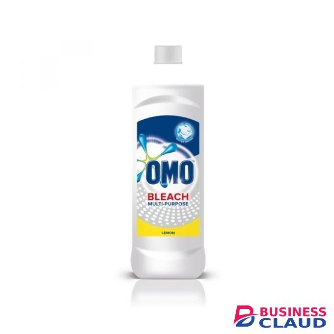 Omo Whitecountry Of Origin Bleach Lemon 700ml Stain Removal & Whitening Booster Fresh Lemon Scent Laundry Bleach for Whites & Color Fast Fabrics